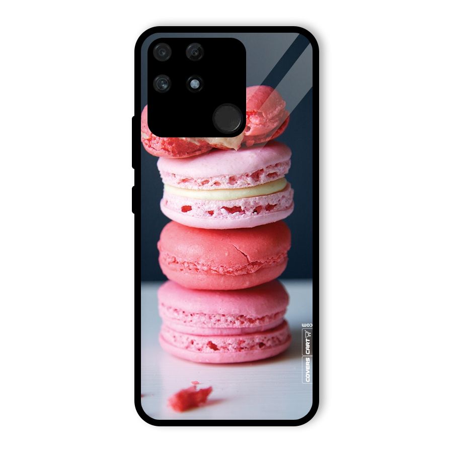 Pastel Macroons Glass Back Case for Realme Narzo 50A
