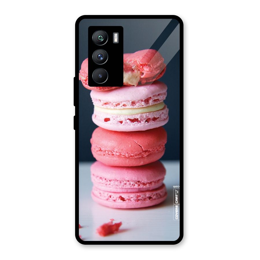 Pastel Macroons Glass Back Case for Vivo iQOO 9 SE