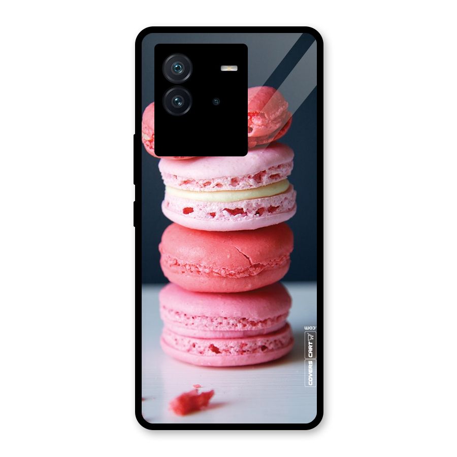 Pastel Macroons Glass Back Case for Vivo iQOO Neo 6 5G