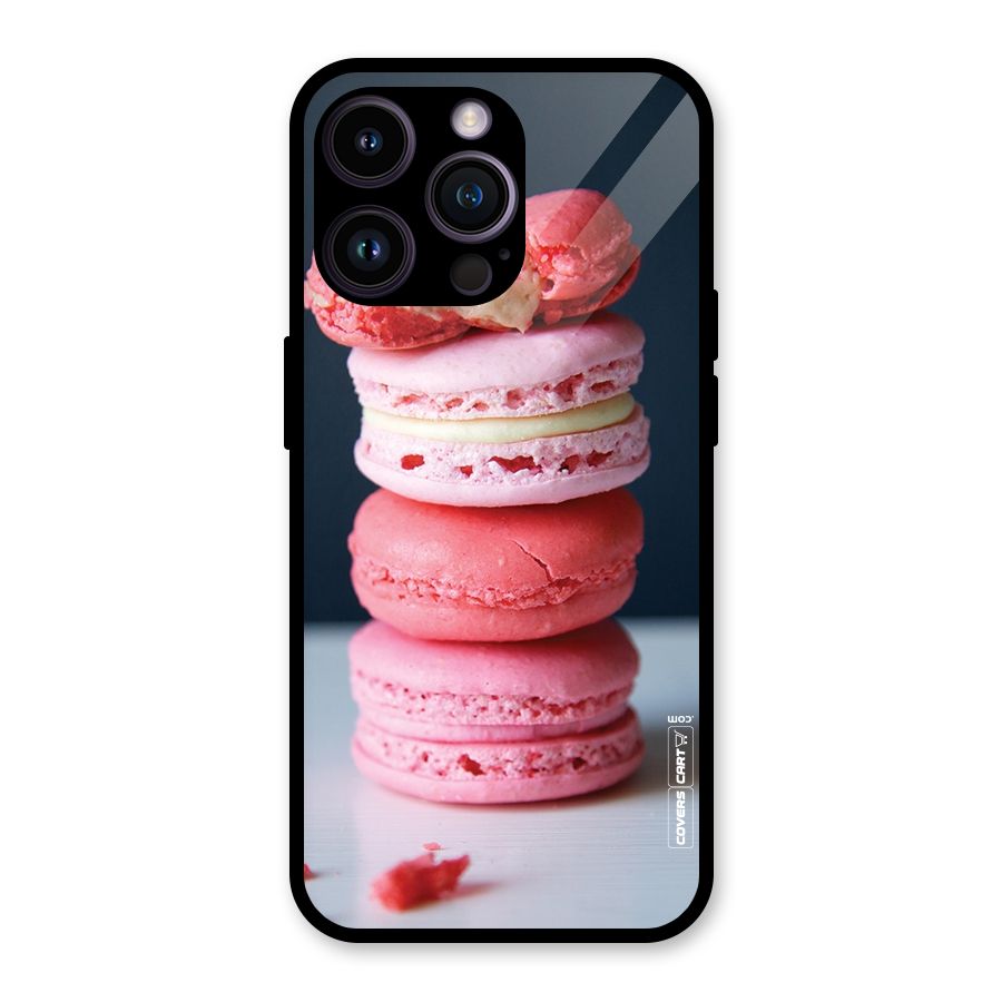 Pastel Macroons Glass Back Case for iPhone 14 Pro Max
