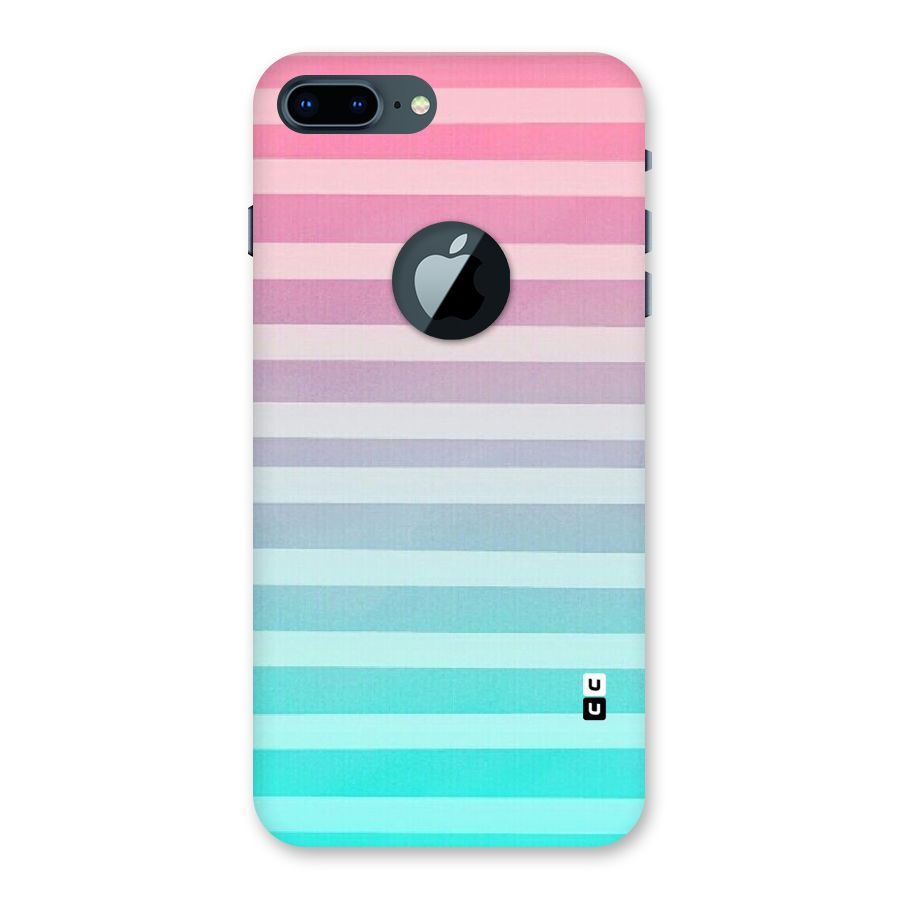 Pastel Ombre Back Case for iPhone 7 Plus Logo Cut