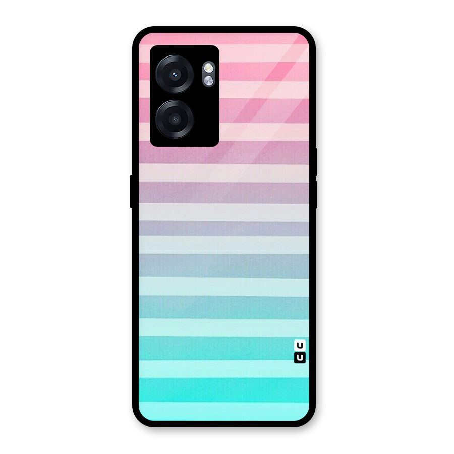 Pastel Ombre Glass Back Case for Oppo K10 (5G)