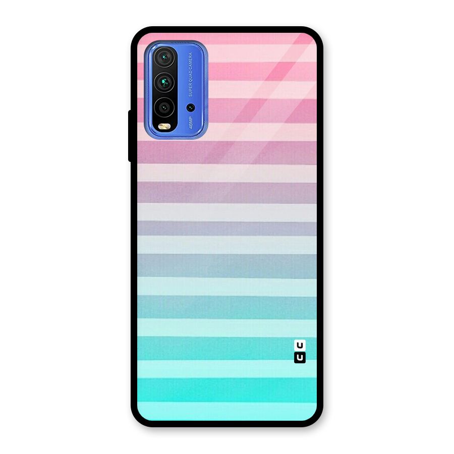 Pastel Ombre Glass Back Case for Redmi 9 Power