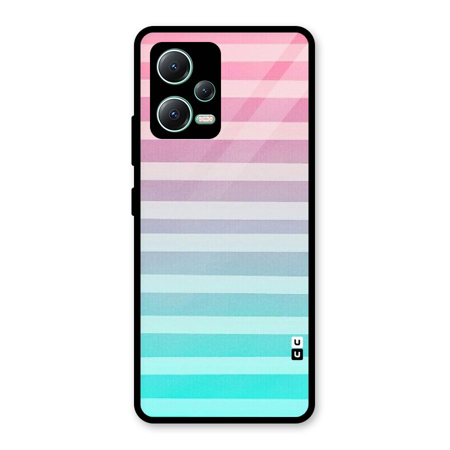 Pastel Ombre Glass Back Case for Redmi Note 12 5G