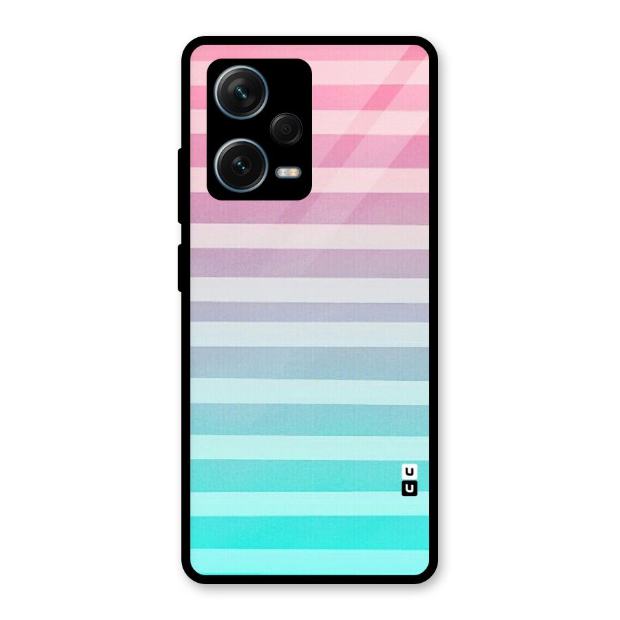 Pastel Ombre Glass Back Case for Redmi Note 12 Pro Plus 5G