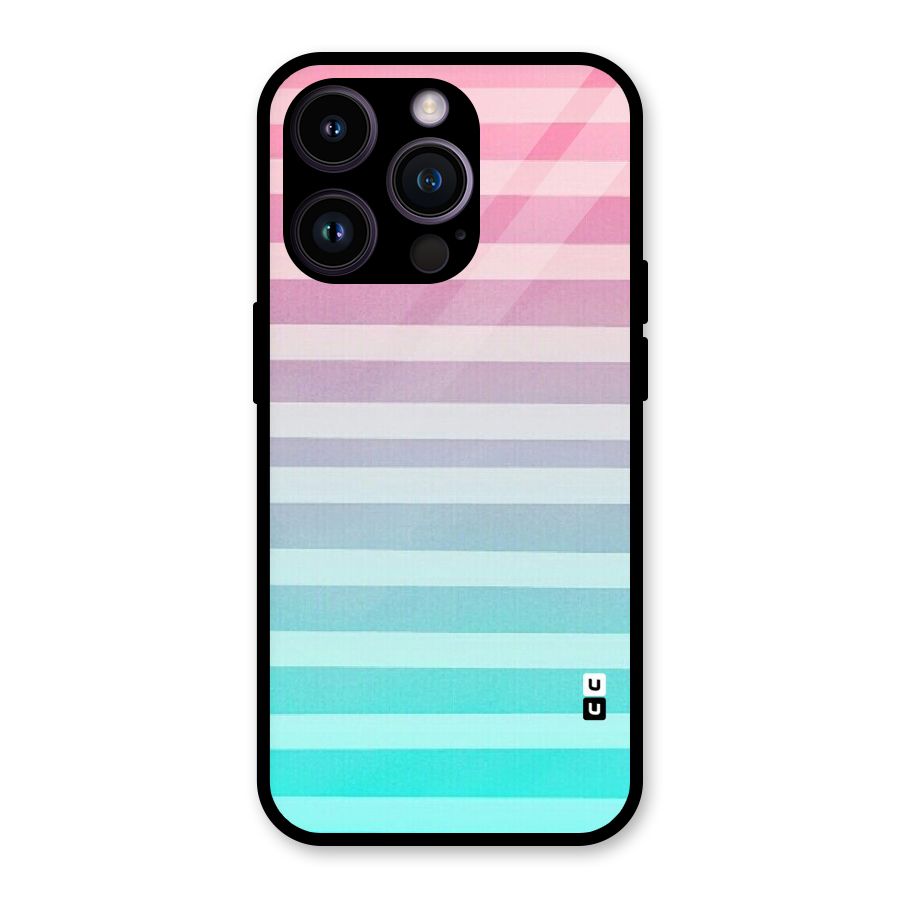Pastel Ombre Glass Back Case for iPhone 14 Pro