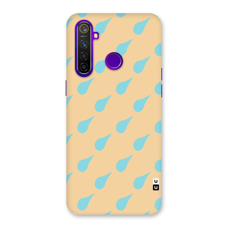 Pastel Orange Drops Back Case for Realme 5 Pro