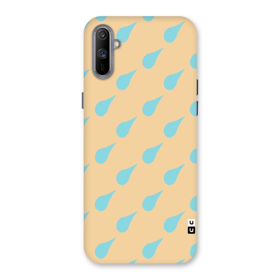 Pastel Orange Drops Back Case for Realme C3