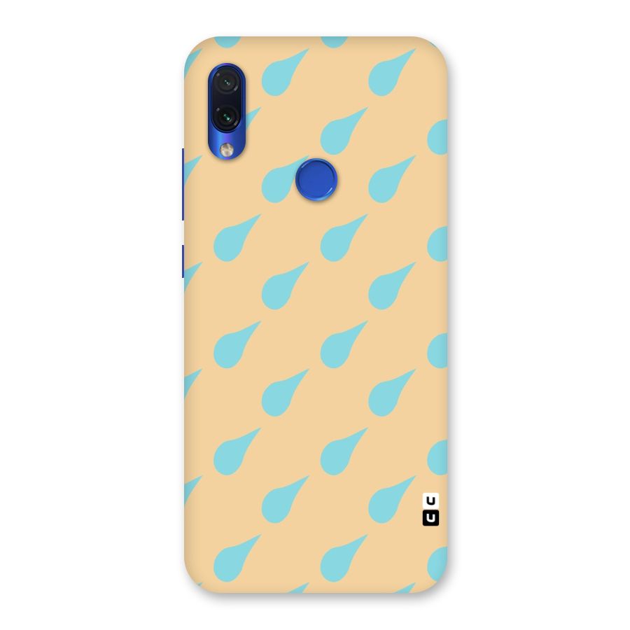 Pastel Orange Drops Back Case for Redmi Note 7