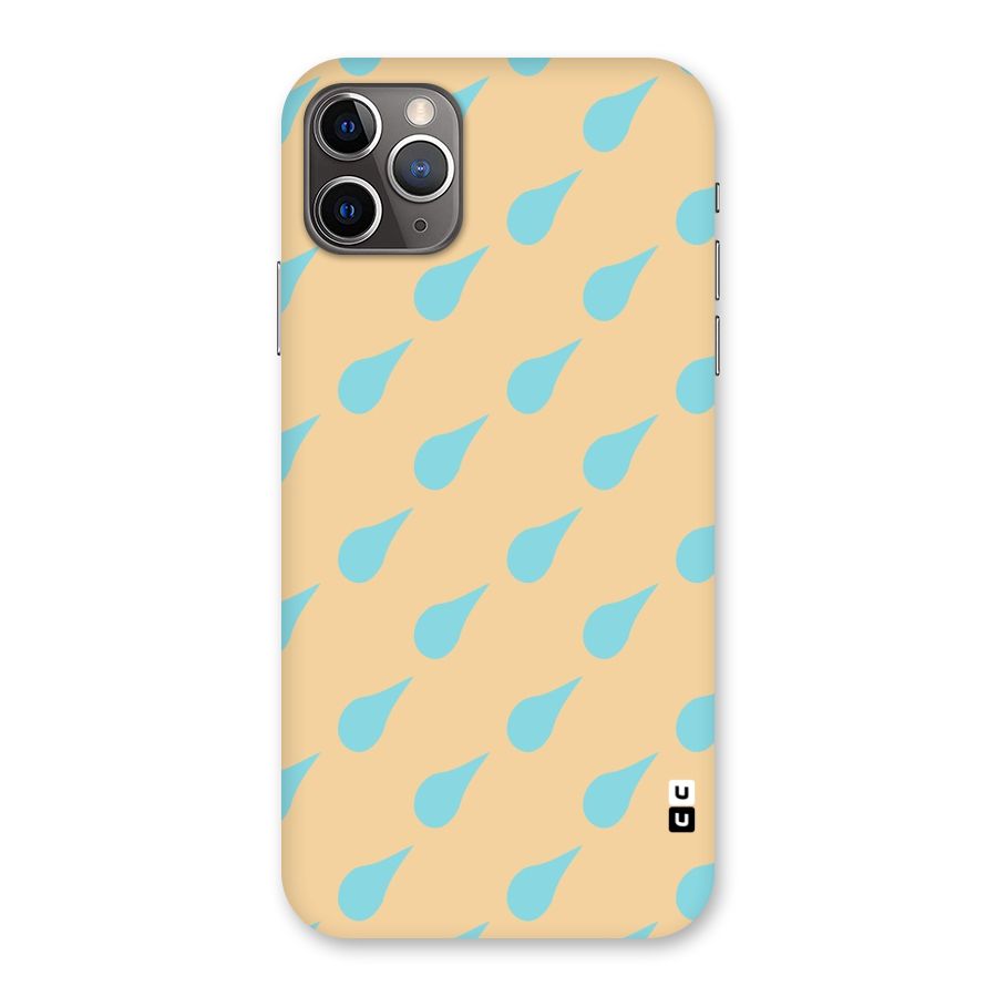Pastel Orange Drops Back Case for iPhone 11 Pro Max