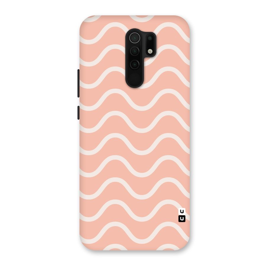 Pastel Peach Waves Back Case for Poco M2