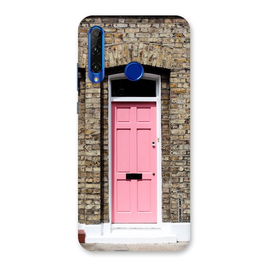 Pastel Pink Door Back Case for Honor 20i