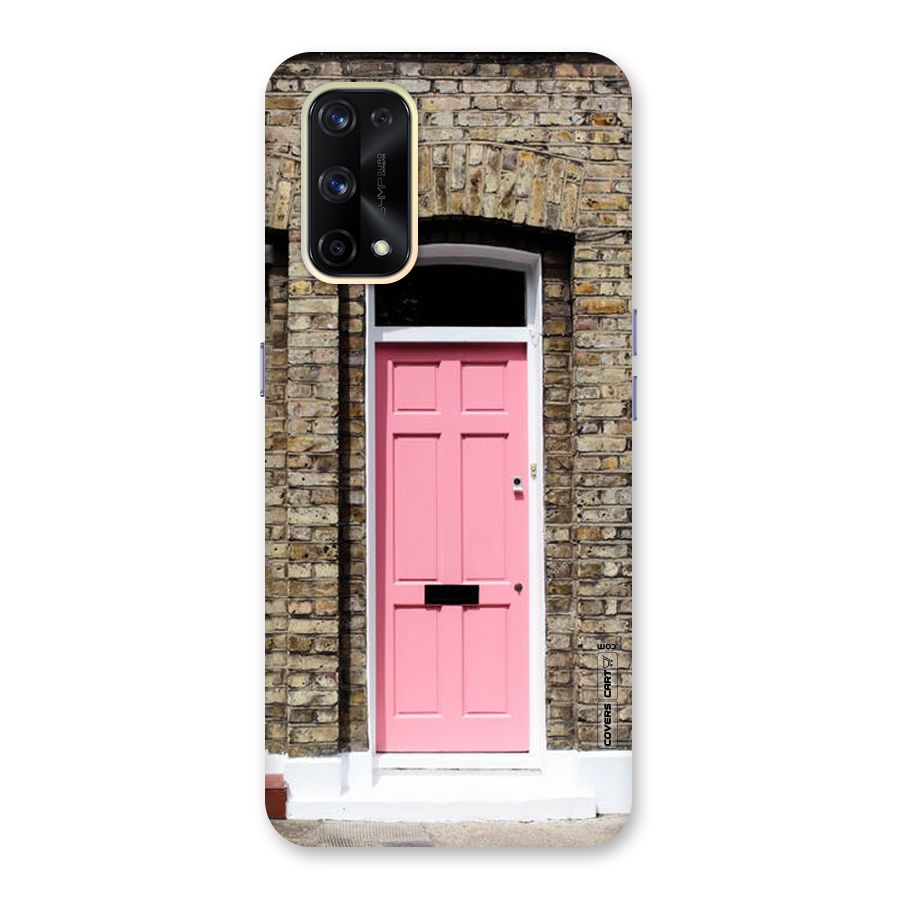 Pastel Pink Door Glass Back Case for Realme X7 Pro