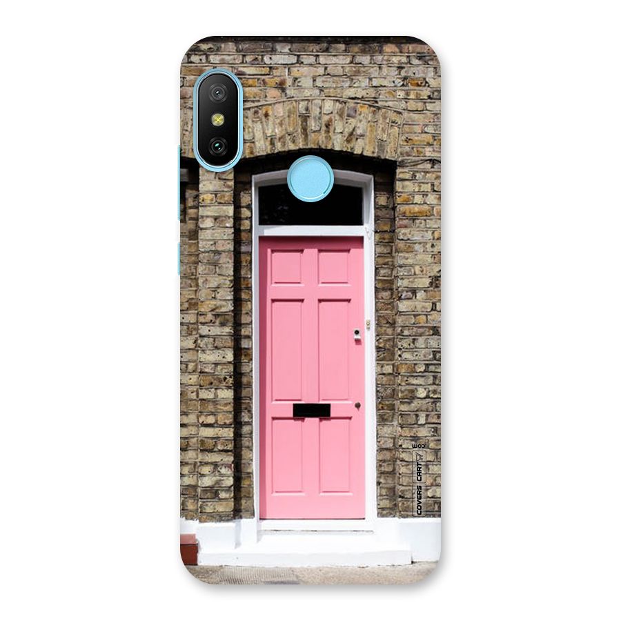 Pastel Pink Door Back Case for Redmi 6 Pro