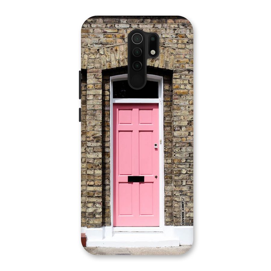 Pastel Pink Door Back Case for Redmi 9 Prime