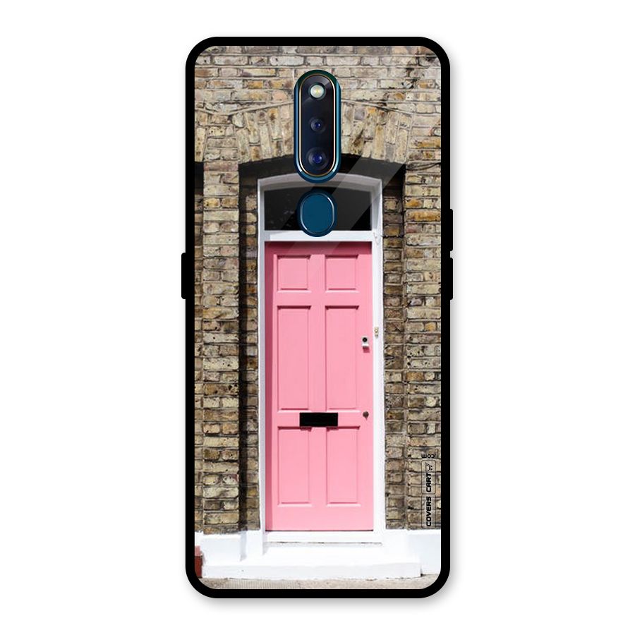 Pastel Pink Door Glass Back Case for Oppo F11 Pro