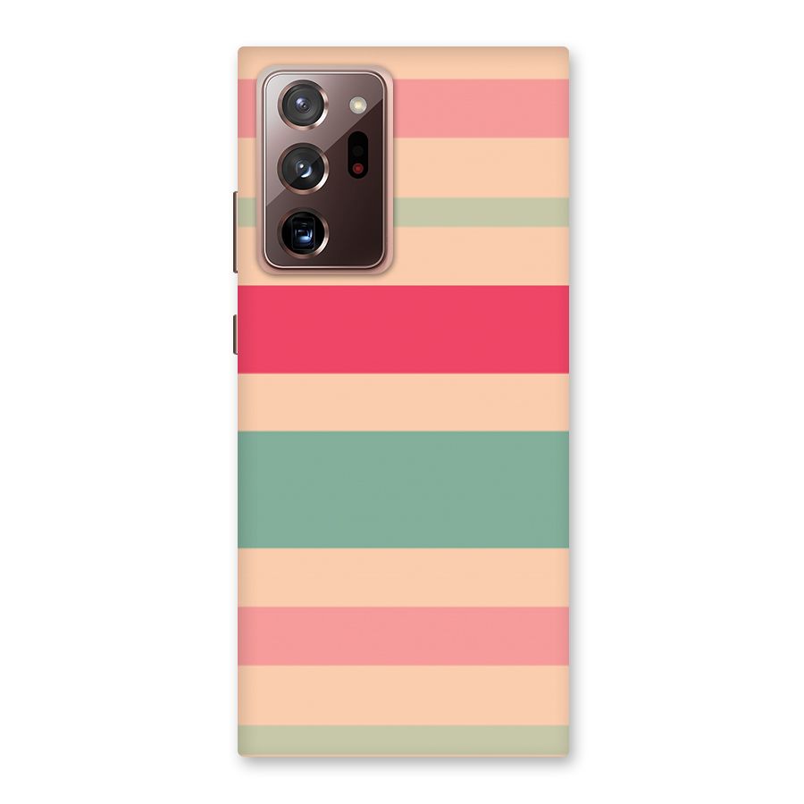 Pastel Stripes Vintage Back Case for Galaxy Note 20 Ultra