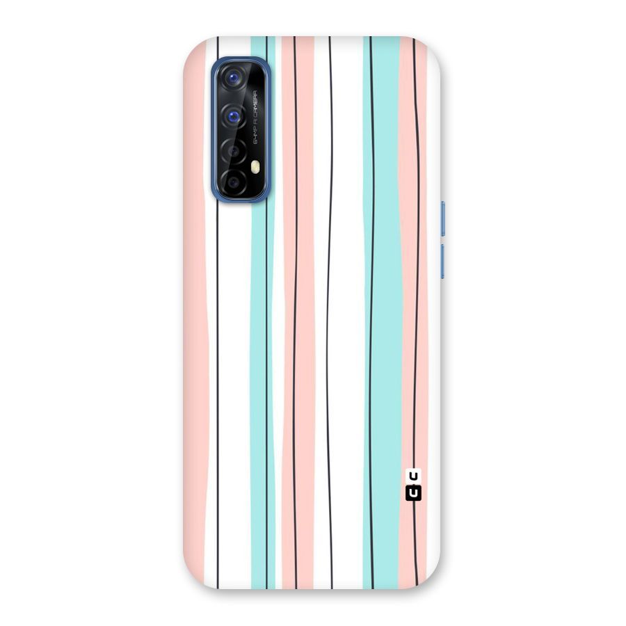 Pastel Tri Stripes Back Case for Realme 7