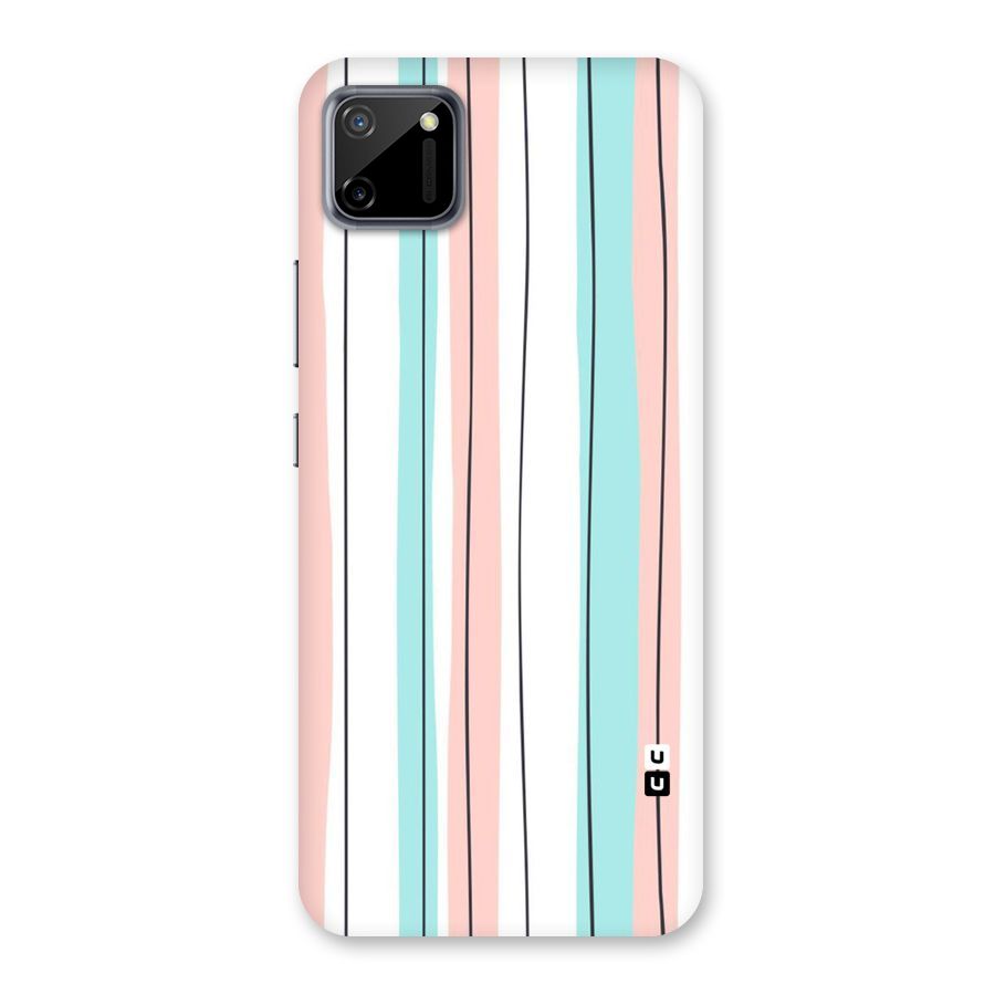 Pastel Tri Stripes Back Case for Realme C11