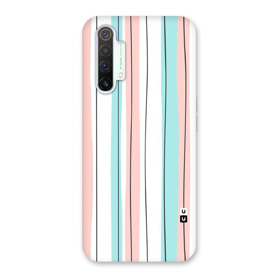 Pastel Tri Stripes Back Case for Realme X3