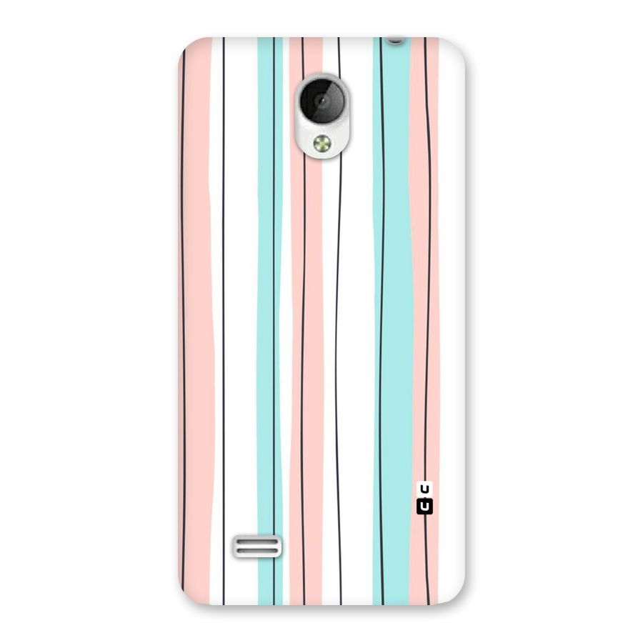 Pastel Tri Stripes Back Case for Vivo Y21
