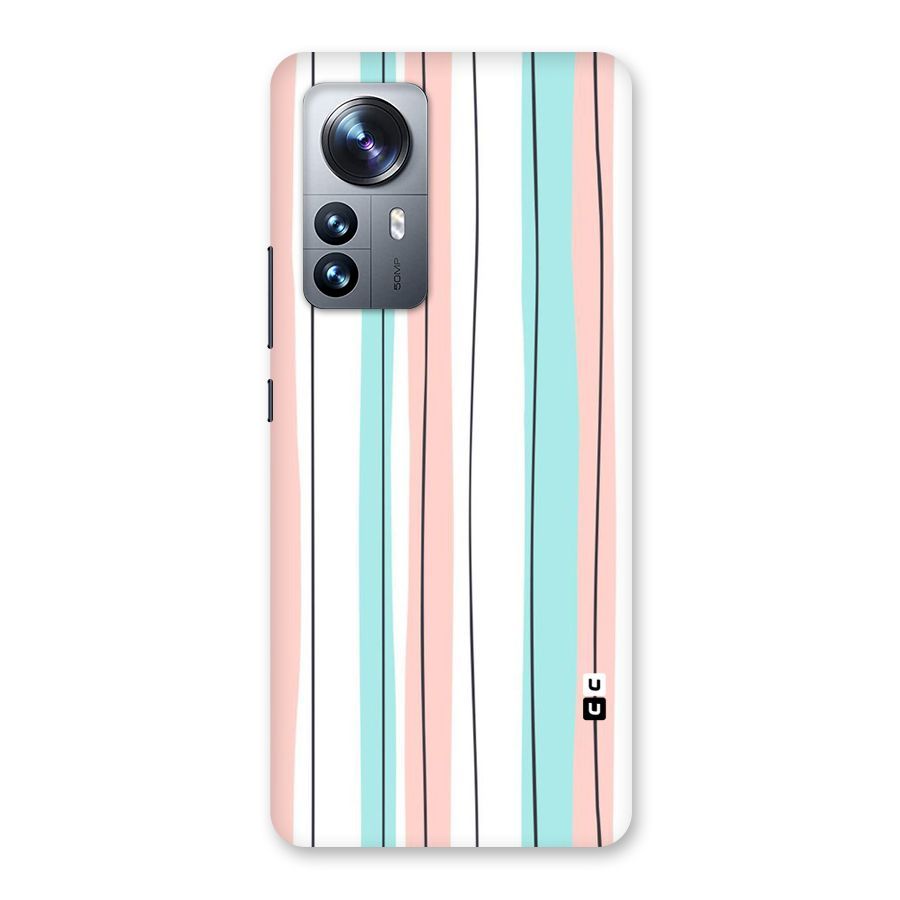 Pastel Tri Stripes Back Case for Xiaomi 12 Pro