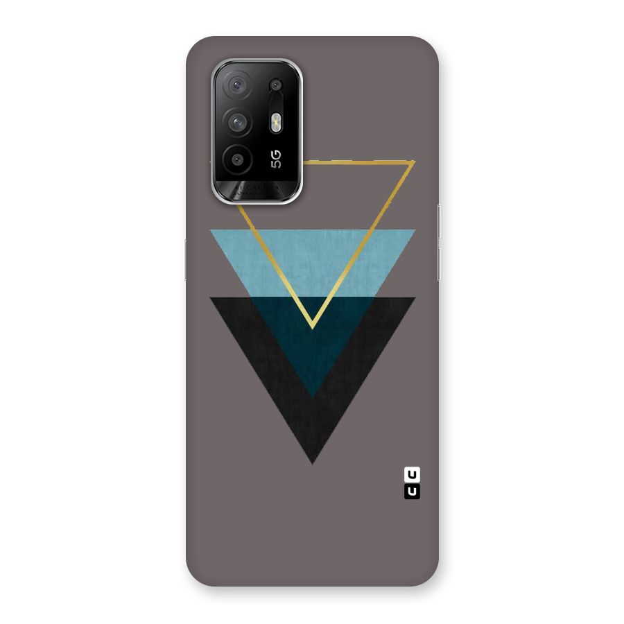 Pastel Triangle Back Case for Oppo F19 Pro Plus 5G