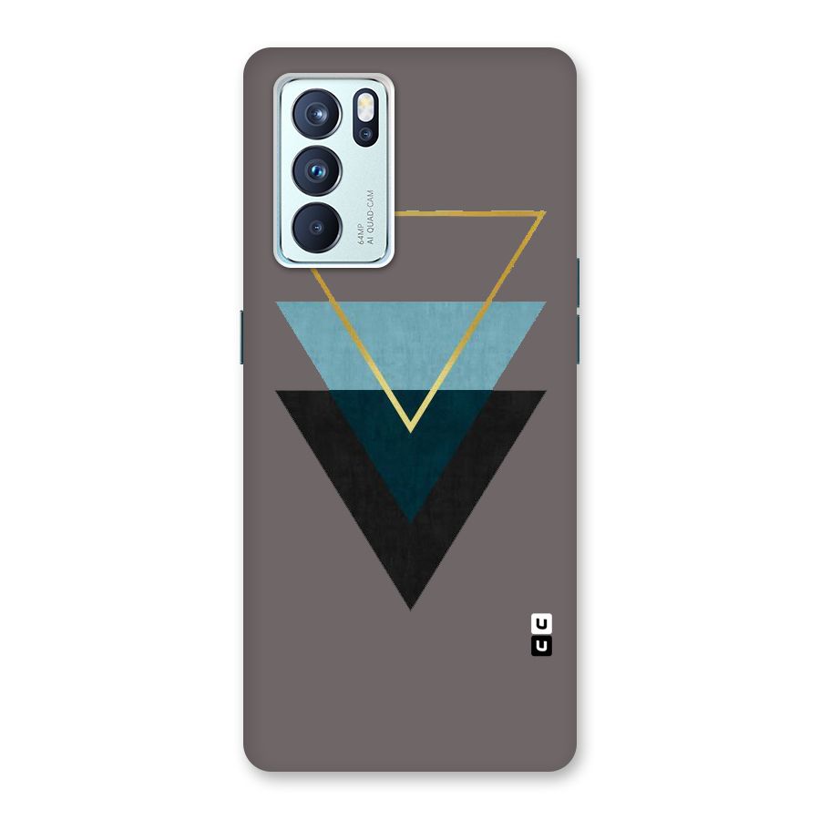 Pastel Triangle Back Case for Oppo Reno6 Pro 5G