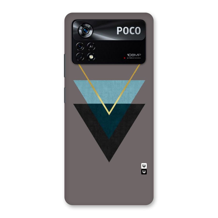 Pastel Triangle Back Case for Poco X4 Pro 5G