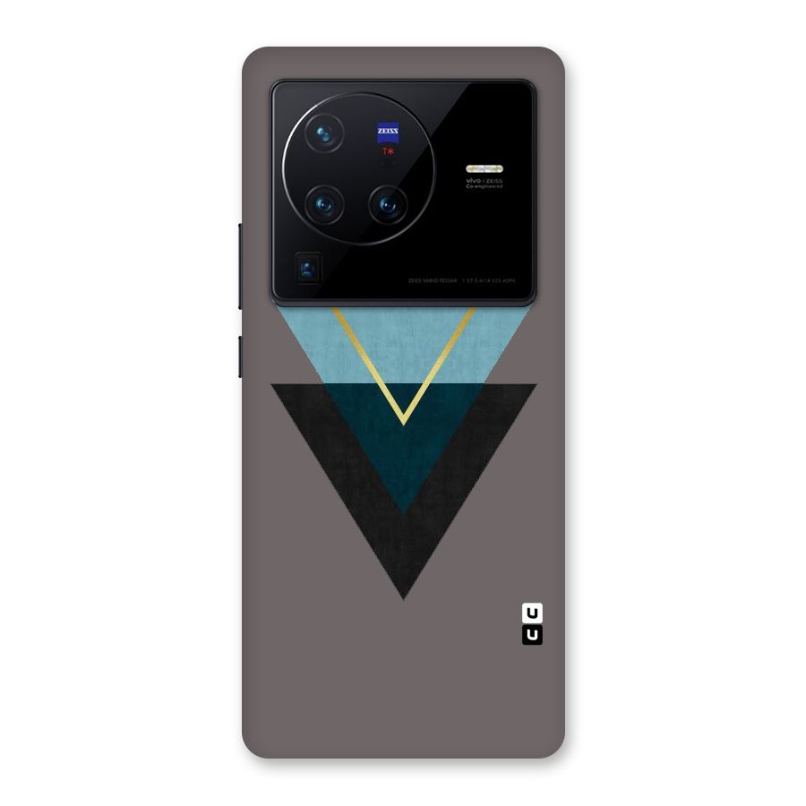 Pastel Triangle Back Case for Vivo X80 Pro