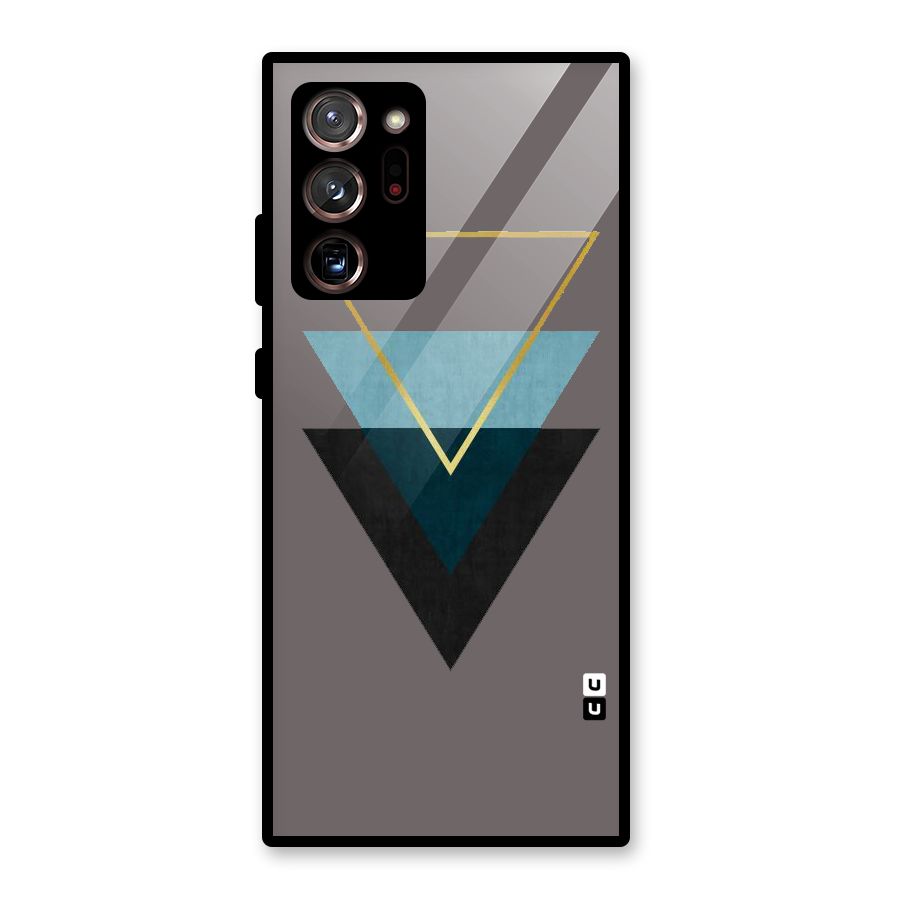 Pastel Triangle Glass Back Case for Galaxy Note 20 Ultra 5G