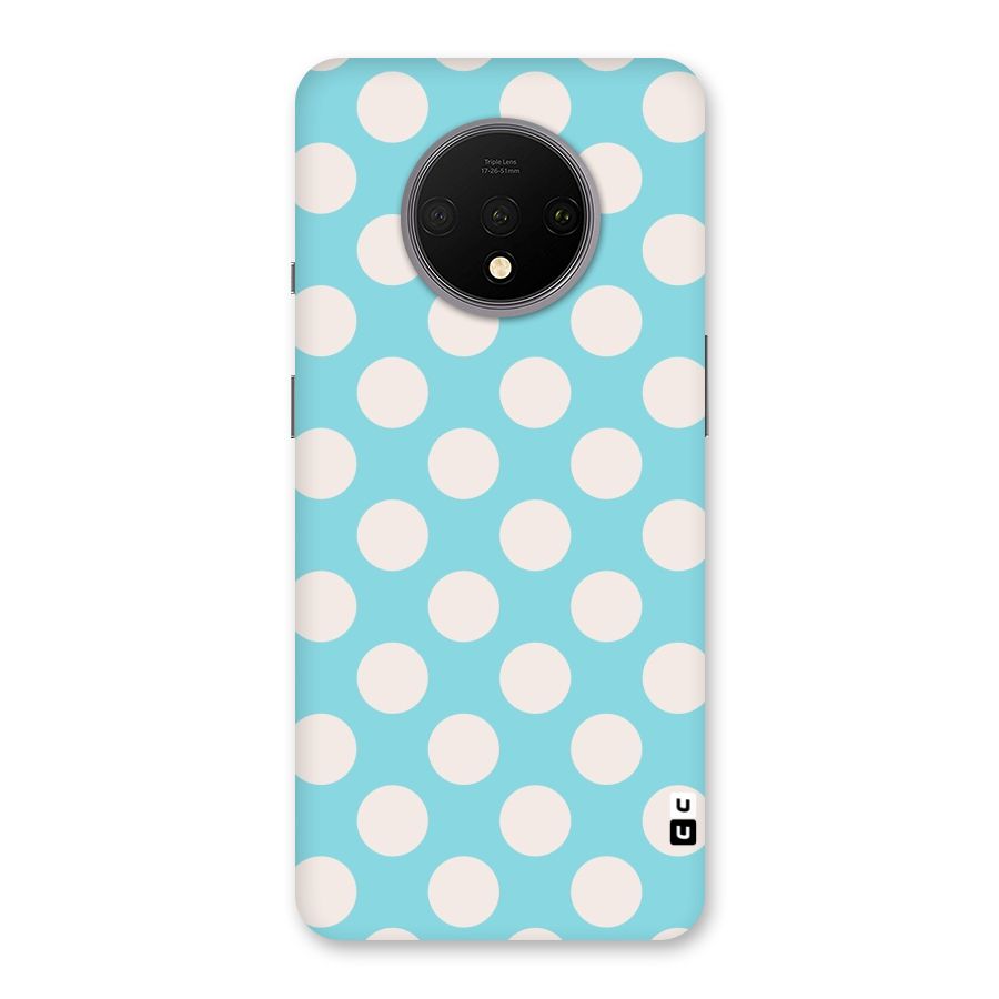 Pastel White Polka Dots Back Case for OnePlus 7T