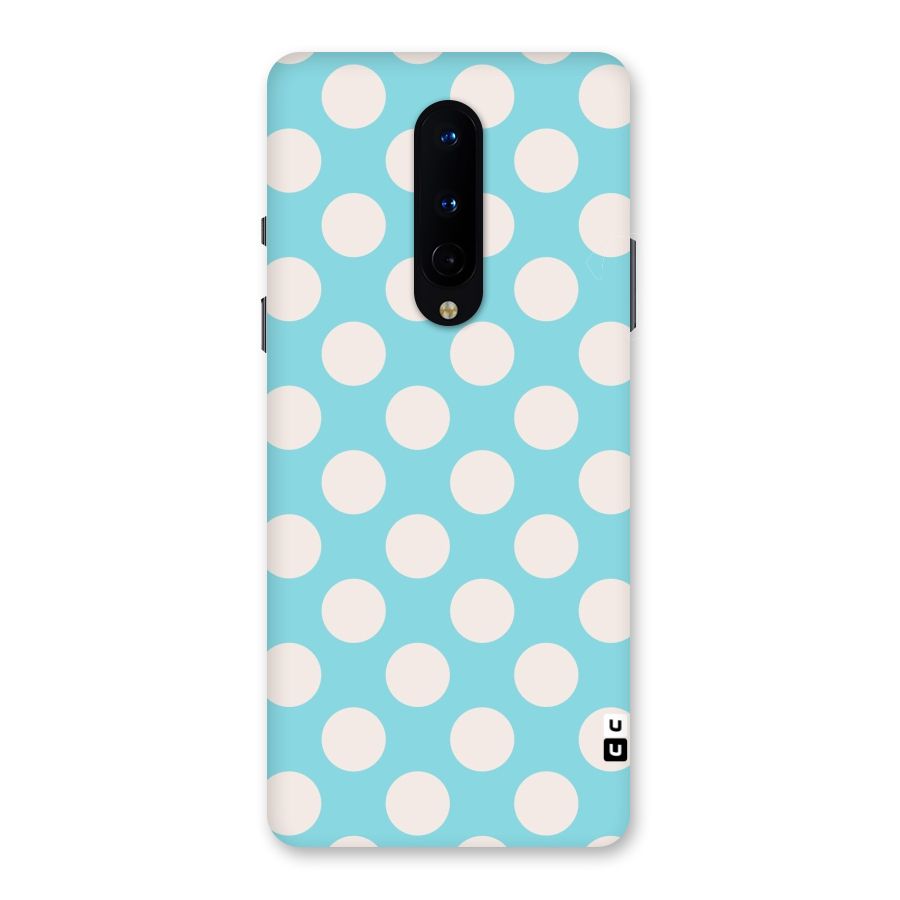 Pastel White Polka Dots Back Case for OnePlus 8