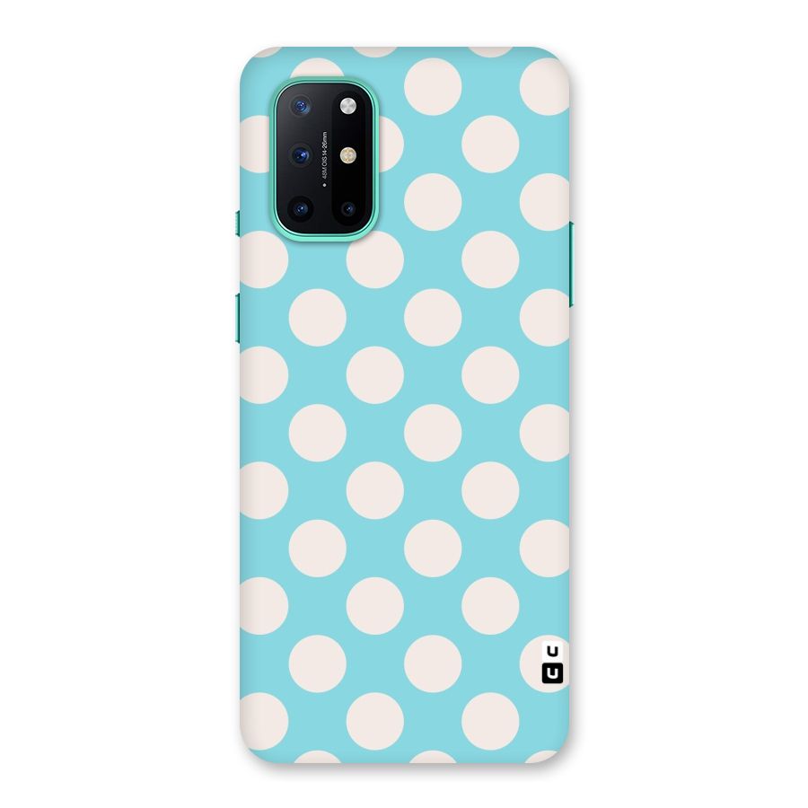 Pastel White Polka Dots Back Case for OnePlus 8T