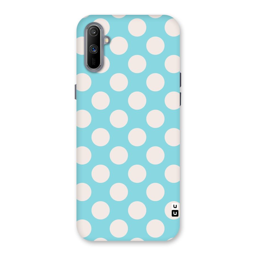 Pastel White Polka Dots Back Case for Realme C3