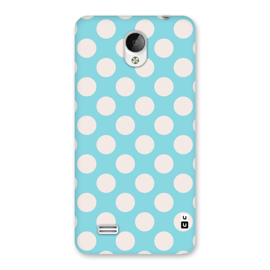Pastel White Polka Dots Back Case for Vivo Y21