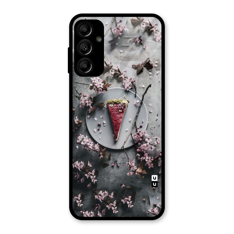 Pastry Florals Glass Back Case for Galaxy A14 5G