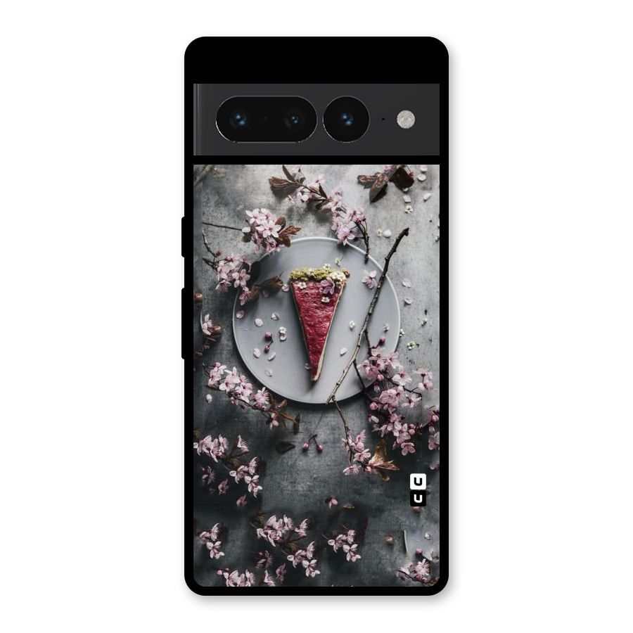 Pastry Florals Glass Back Case for Google Pixel 7 Pro