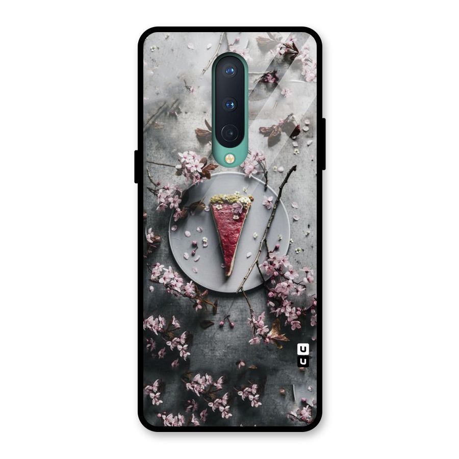 Pastry Florals Glass Back Case for OnePlus 8