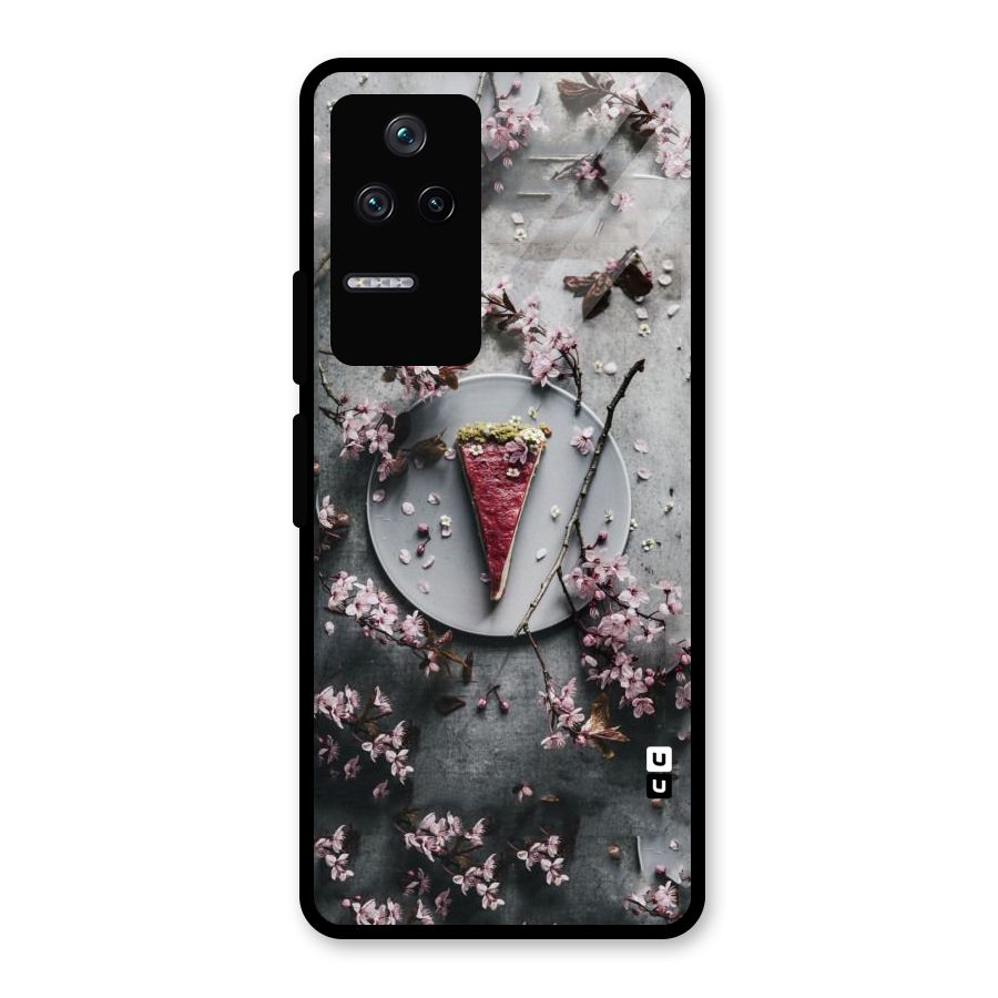 Pastry Florals Glass Back Case for Poco F4 5G