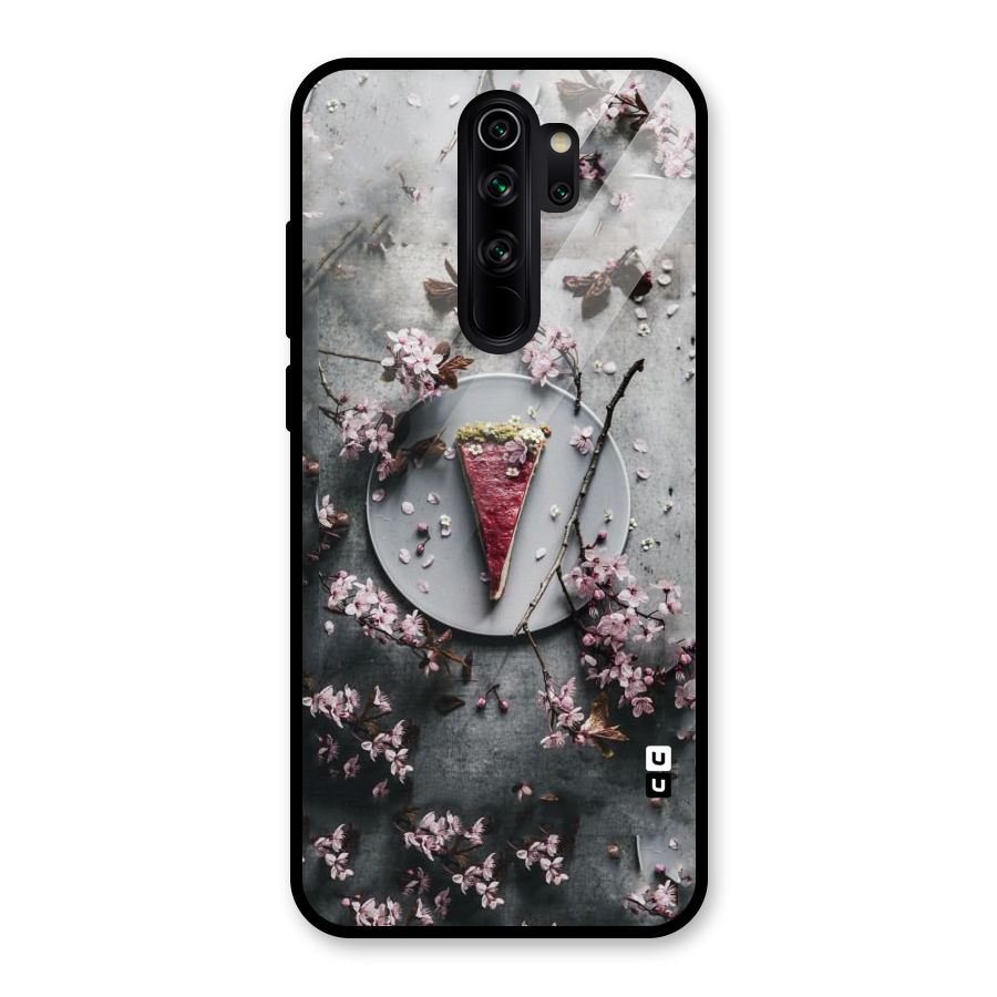 Pastry Florals Glass Back Case for Redmi Note 8 Pro