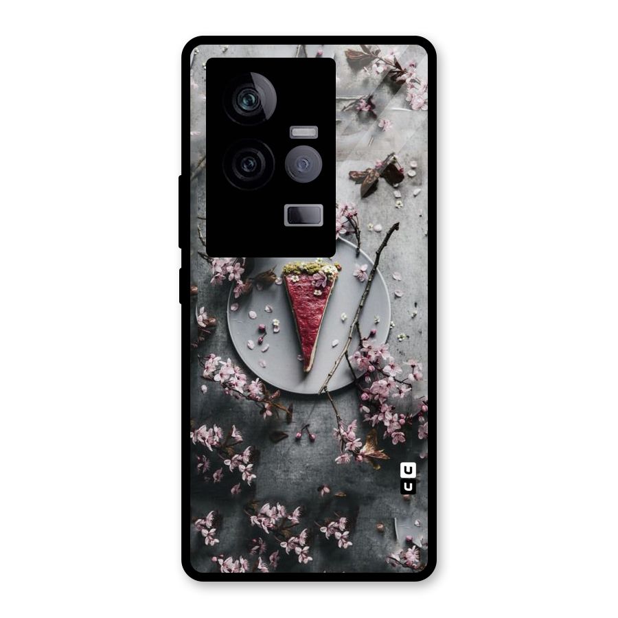 Pastry Florals Glass Back Case for Vivo iQOO 11 5G
