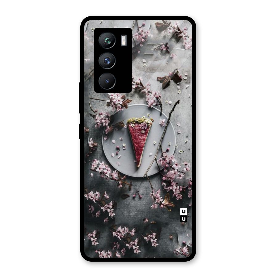 Pastry Florals Glass Back Case for Vivo iQOO 9 SE