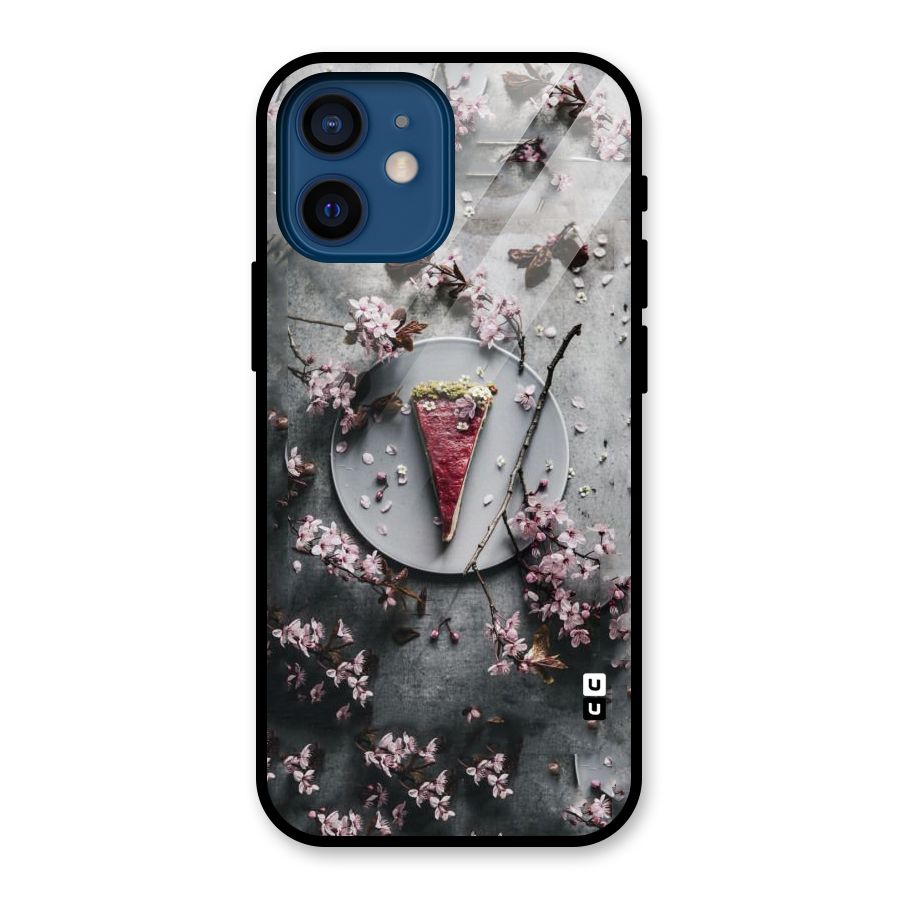Pastry Florals Glass Back Case for iPhone 12 Mini