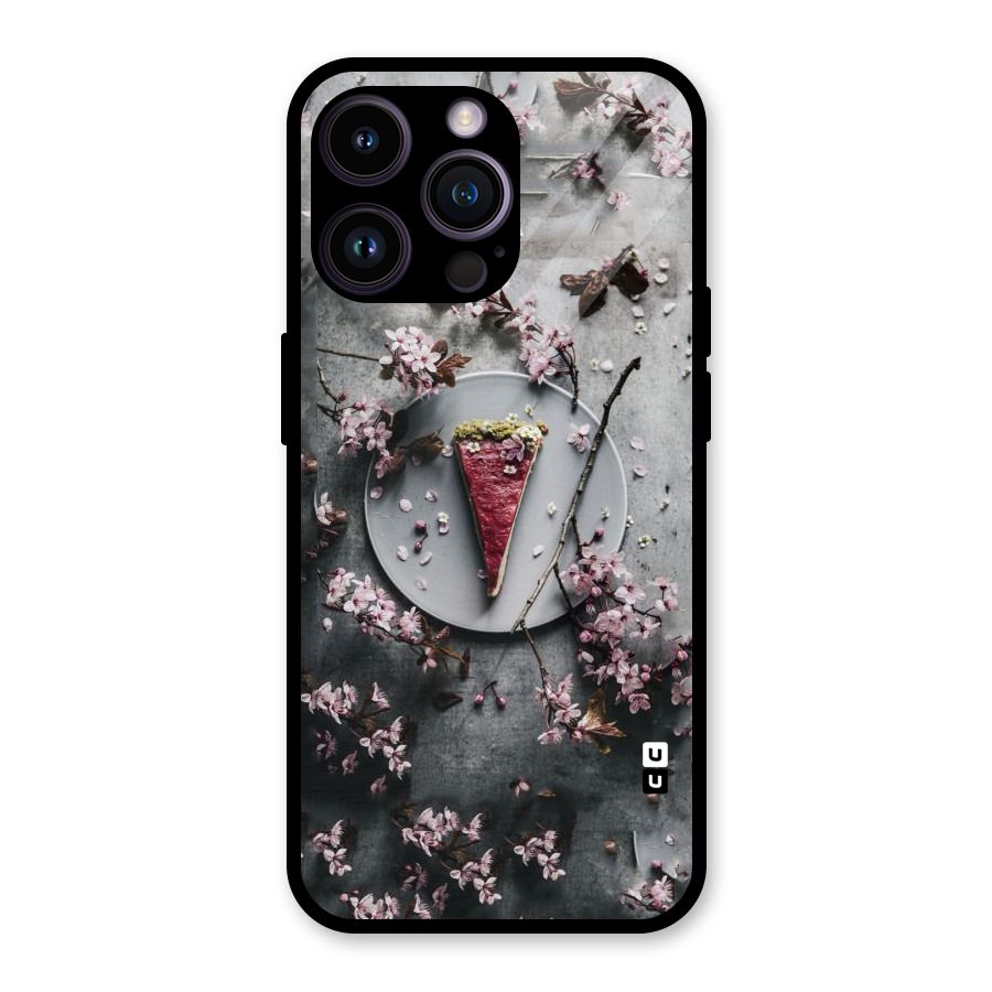 Pastry Florals Glass Back Case for iPhone 14 Pro Max