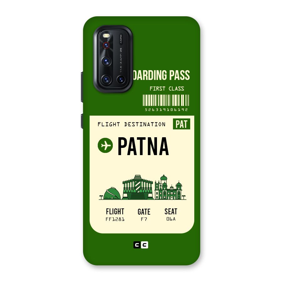 Patna Boarding Pass Back Case for Vivo V19
