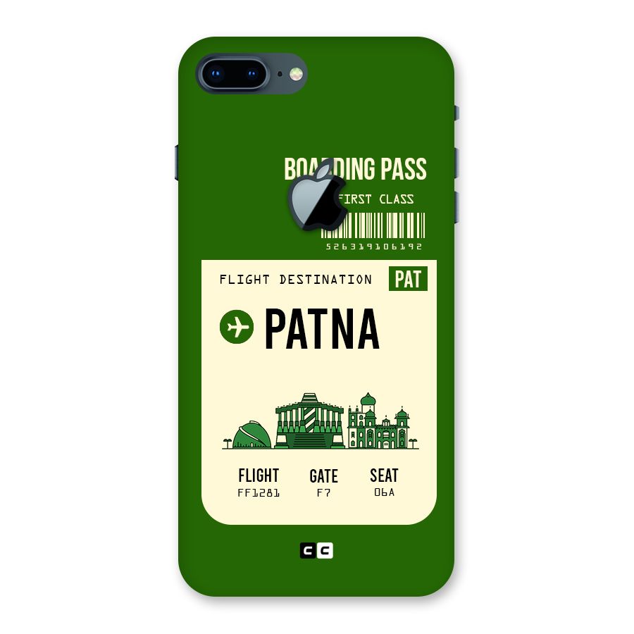 Patna Boarding Pass Back Case for iPhone 7 Plus Apple Cut