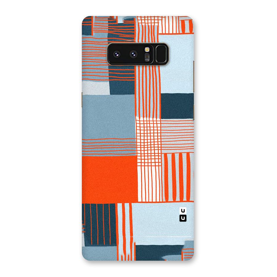 Pattern In Lines Back Case for Galaxy Note 8