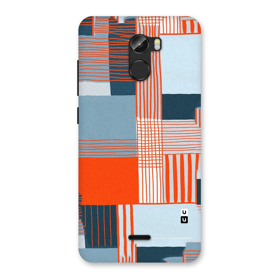 Pattern In Lines Back Case for Gionee X1