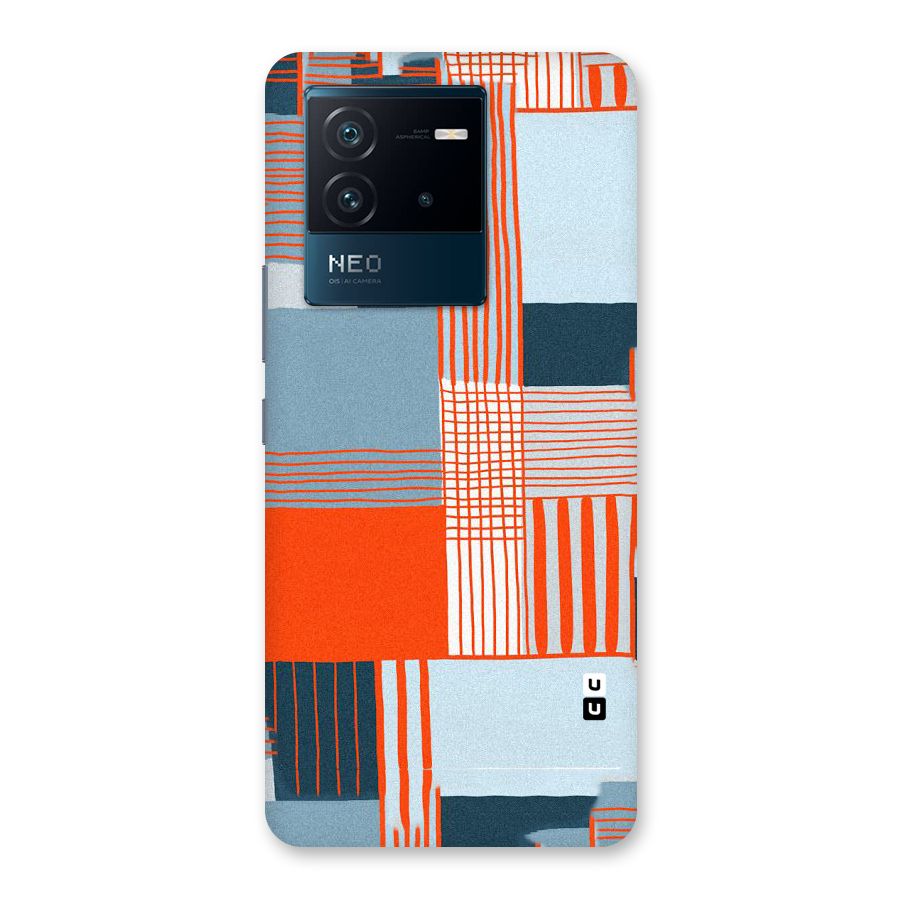 Pattern In Lines Back Case for Vivo iQOO Neo 6 5G